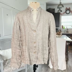 Eileen Fisher Natural Organic Linen Blazer